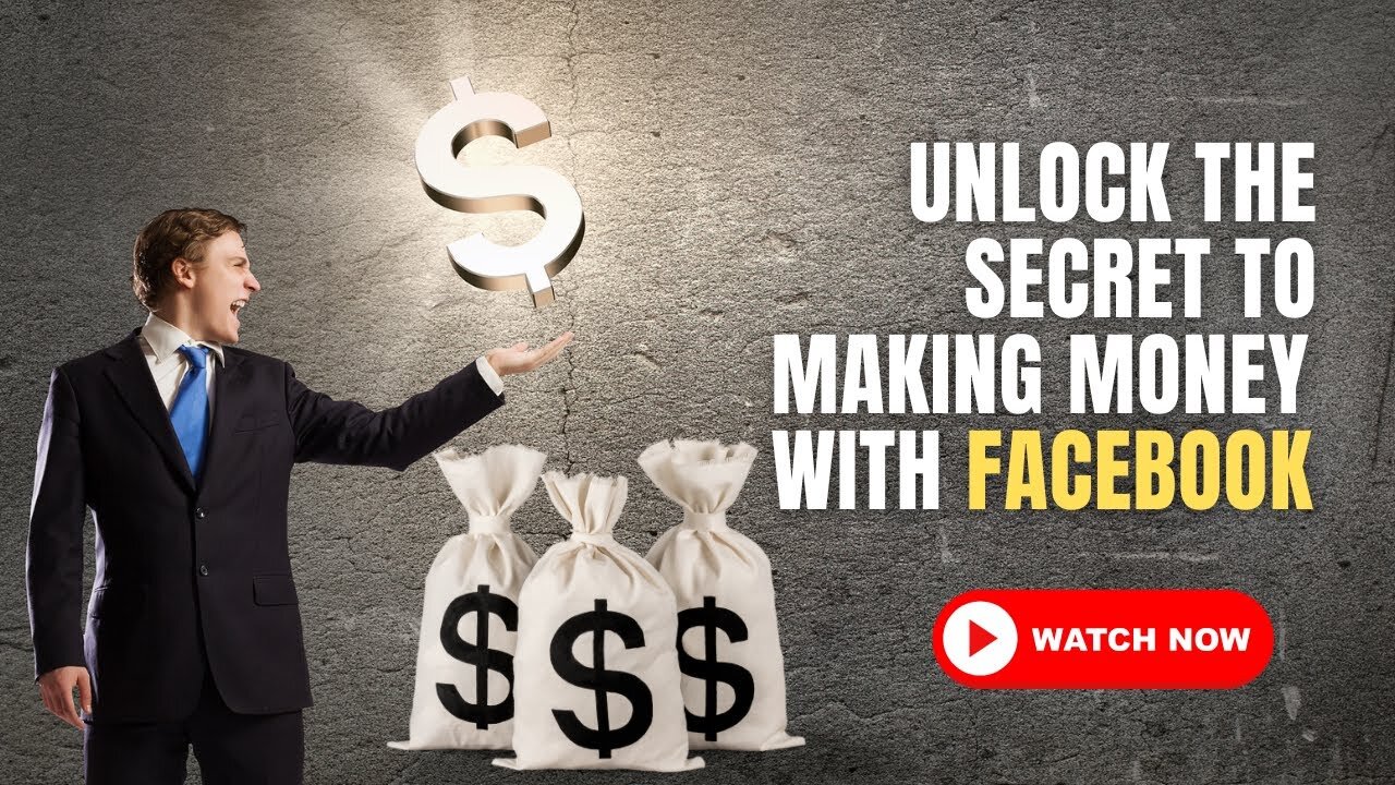 Unlock the Secret to Making Money with Facebook! Start Earning Passive Income Today!