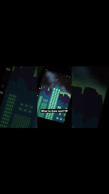 How to Draw City Skyline at Night? 🌃 - Daily Art nr.151🖌️