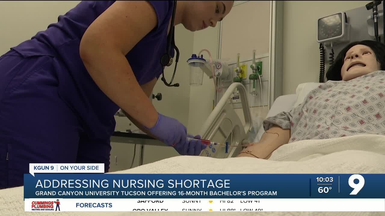 Grand Canyon University in Tucson helping reduce shortage of nurses