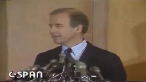 1987 Biden, I'm not an activist