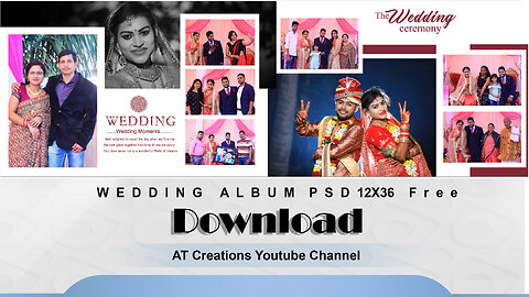 Album Psd File Download 2023 | Free 12X36 PSD Wedding Album