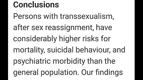 It was an ACTUAL STUDY