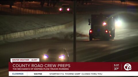 "It's a collaboration." County road crews say they are prepped and ready for the winter storm