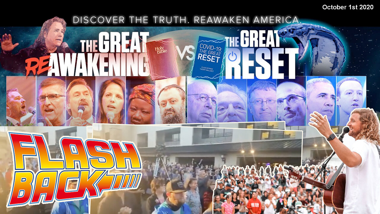 ReAwaken America Tour | Flashback October 1st 2020 | Clay Clark Hosts a Night of Praise & Worship with Sean Feucht featuring Pastor Brian Gibson, Pastor Jackson Lahmeyer, Doctor Sherwood, Doctor Meehan & Team America (October 1st 2020)