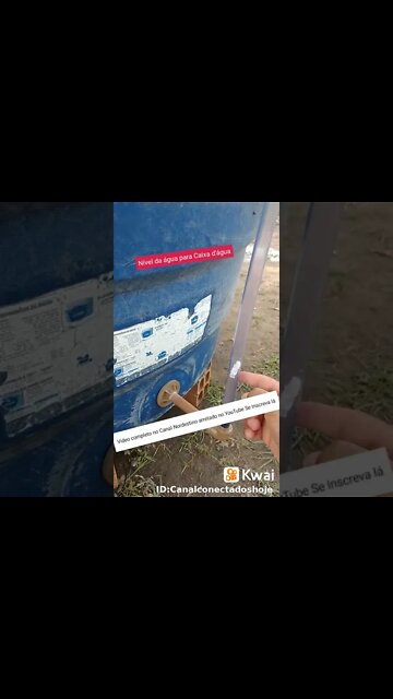 Boia Externa Para acompanhar o nível da água