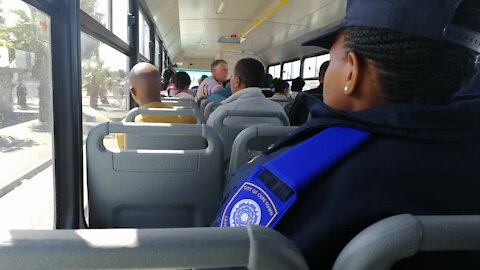 SOUTH AFRICA - Cape Town - GABS Bus Unit (Video) (MZR)