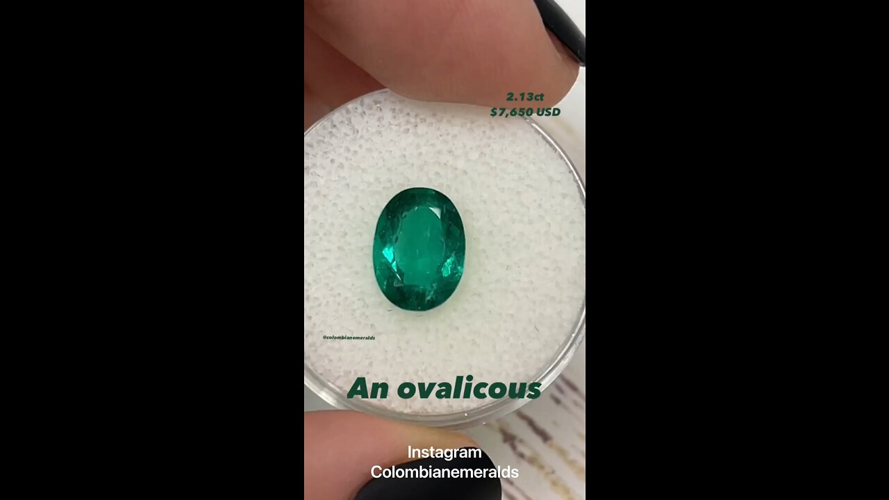 different kind of Colombian emerald oval qualities