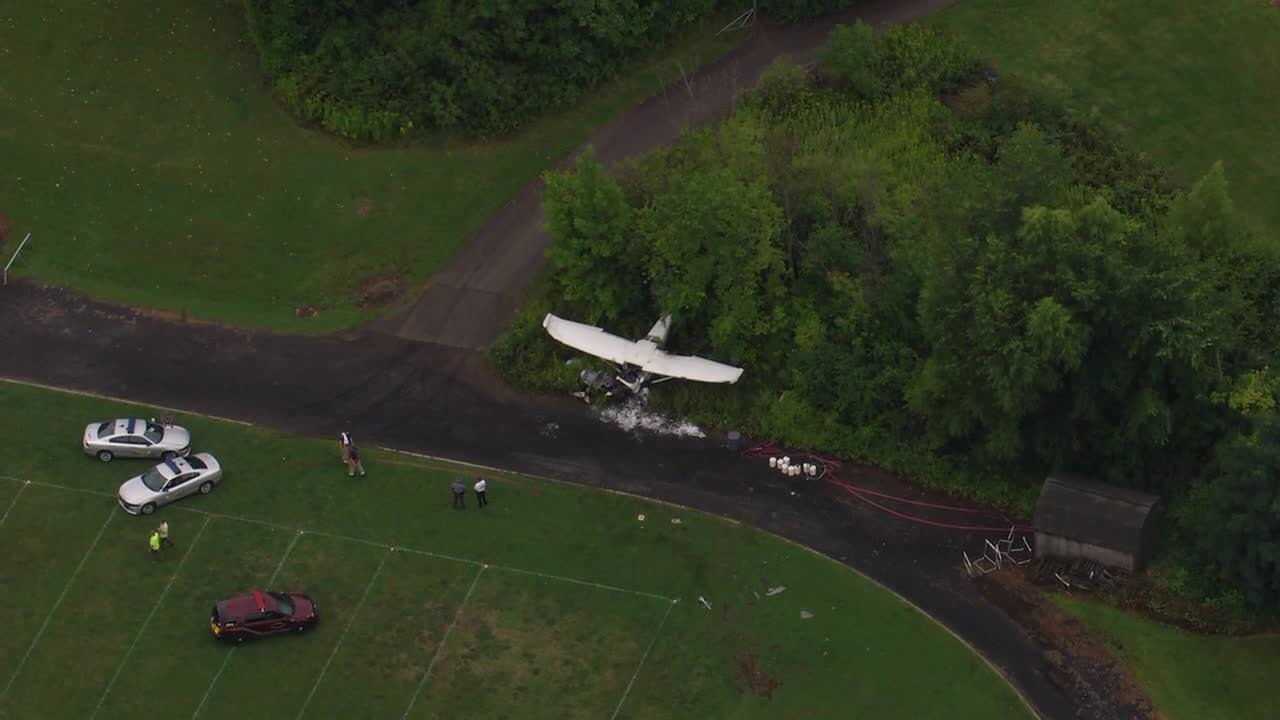 Small plane makes emergency landing on Mayfield Middle School football field