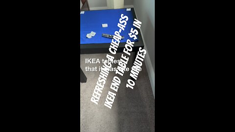 Quick Fix for a Cheap Ikea Table