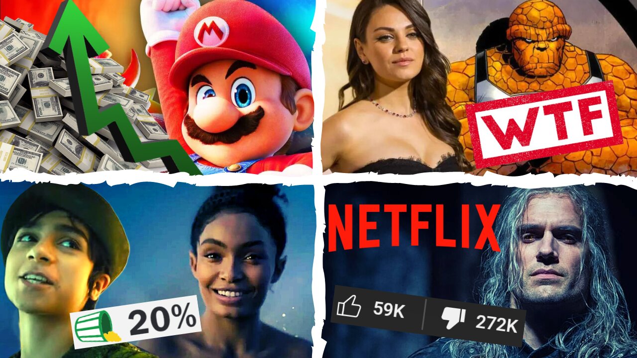 Netflix BACKLASH Over The Witcher, Woke Disney Peter Pan DESTROYED, Super Mario Hits $1 Billion!