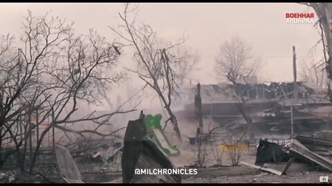 Russian Tank triggers Land Mine