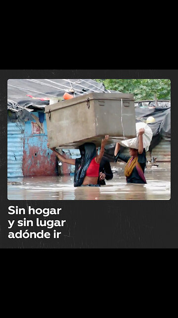 Cientos de desplazados por inundaciones en Delhi no tienen a donde ir