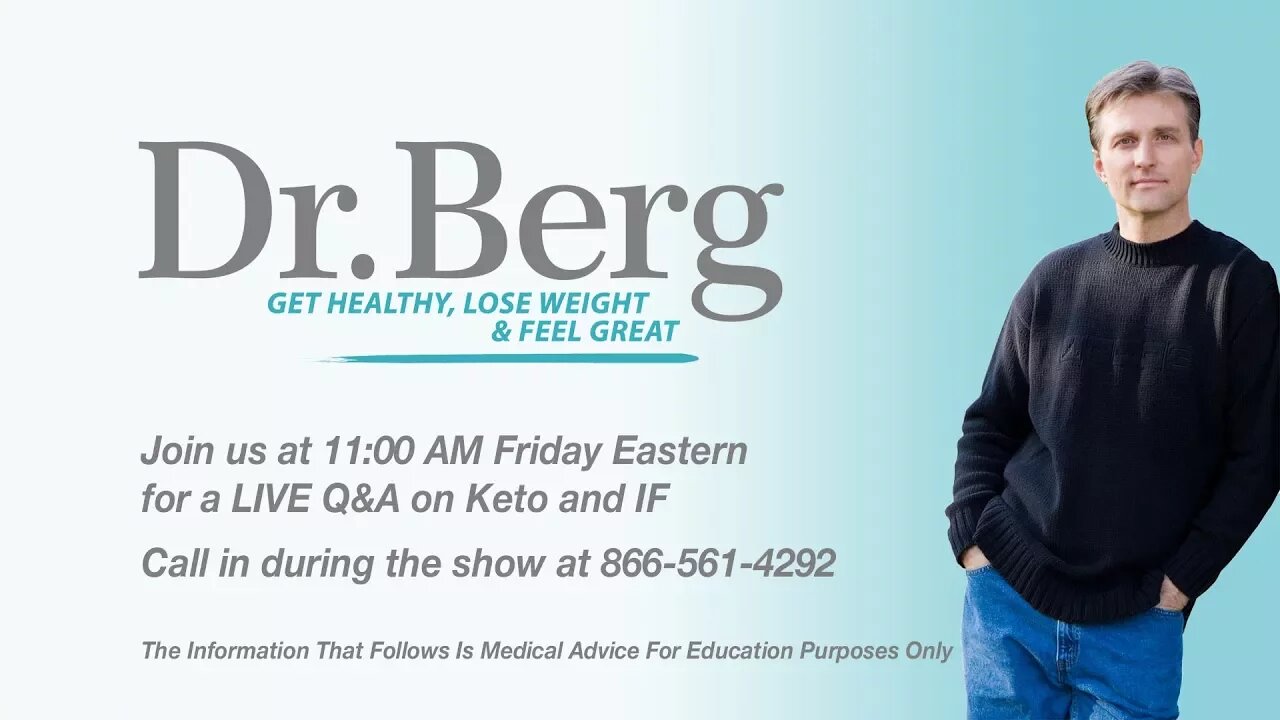 Join Dr. Berg and Karen Berg for a Q&A on Keto and IF