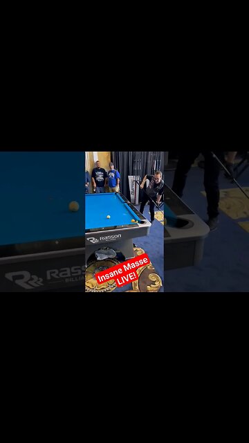 One of the sickest shot I ever pulled off LIVE 🙉🎱 #billiards #shorts