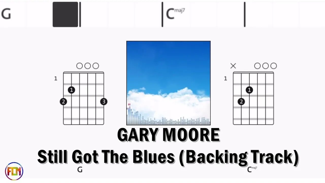 GARY MOORE Still Got The Blues Backing Track FCN GUITAR CHORDS & LYRICS