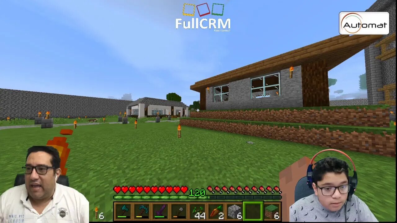 Live de Minecraft 1.16.1 Construindo vila para os Villages! com #eoroper, Pai_eoroper e #Henriquemsm