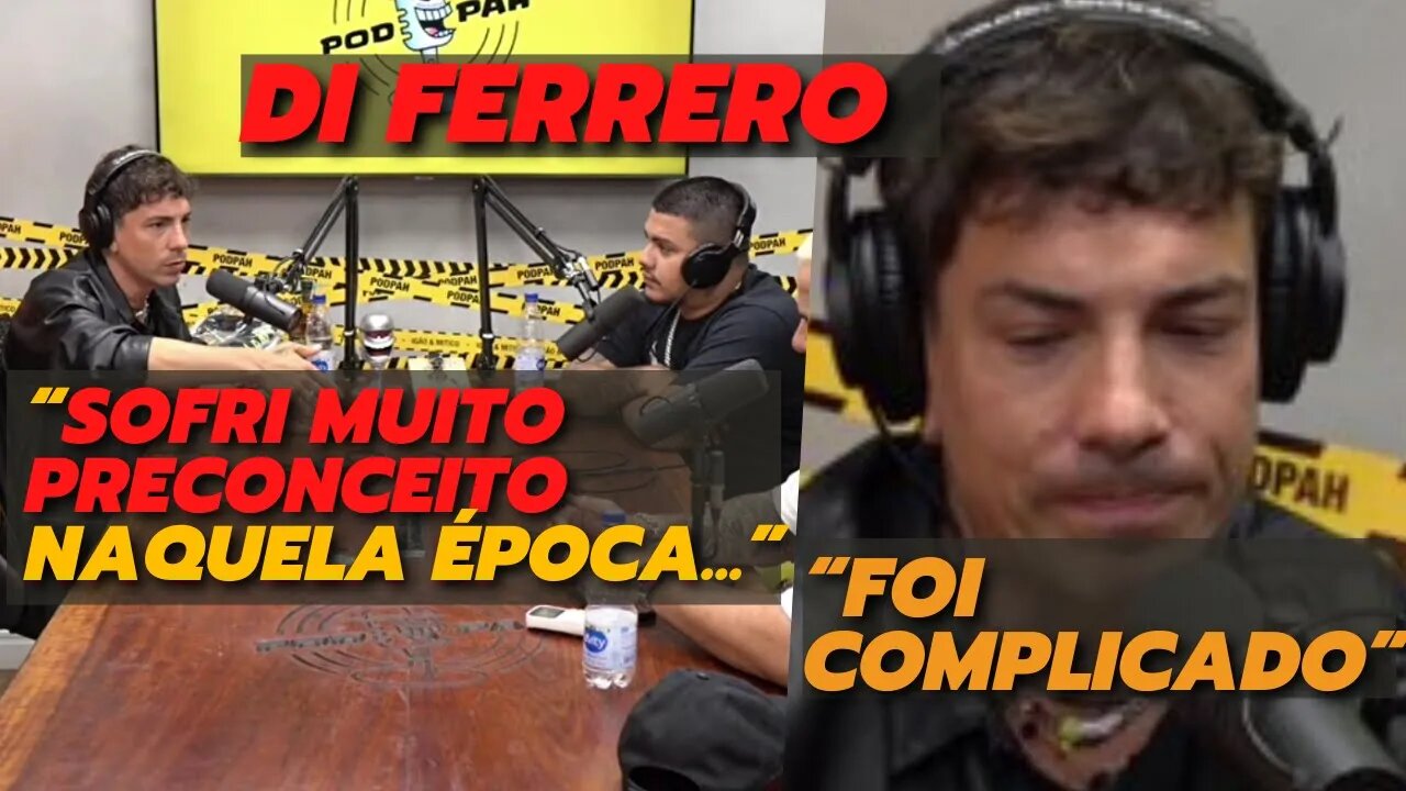 DI FERRERO - Diz Como foi o preconceito quando iniciou o Nx Zero | Banda de Rock | PodPah