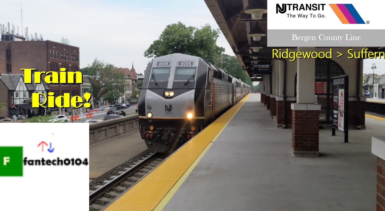 Riding behind a New Jersey Transit PL42 on a multilevel set: From Ridgewood to Suffern