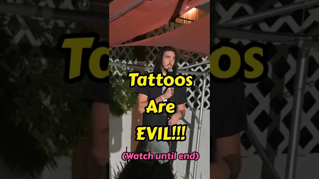 Tattoos are EVIL #darkcomedy #shortsfeed #funnyshorts #comedyshorts #shortscomedy #tattoo #shorts