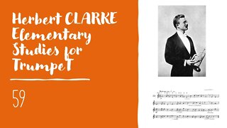 🎺 [TRUMPET METHOD] CLARKE Elementary Studies for Trumpet 59