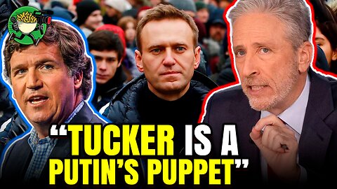 Jon Stewart Uses Navalny To Smear Tucker Carlson