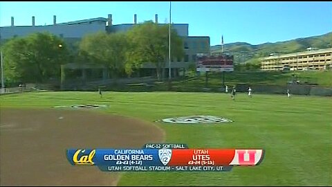 2014 Softball - CA @ UT - Game 1