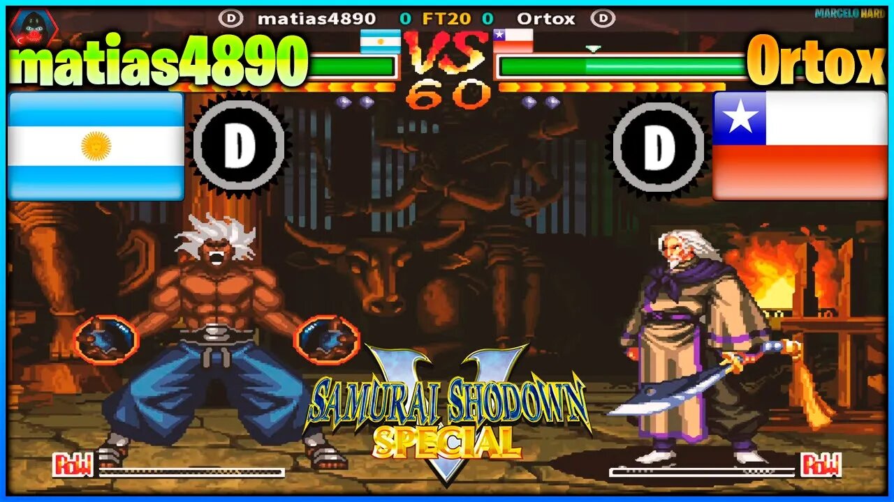 Samurai Shodown V Special (matias4890 Vs. Ortox) [Argentina Vs. Chile]