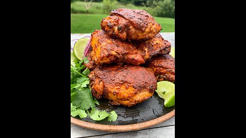 Roast Chicken Thighs with Brown Rice & Salsa Verde: A Healthy Delight