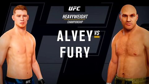 EA Sports UFC 4 Gameplay Tyson Fury vs Sam Alvey