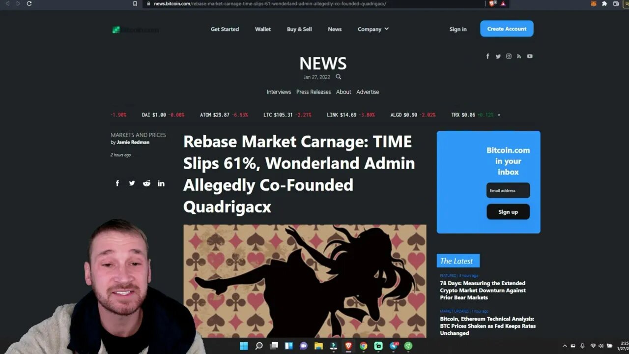 Charts, News, Wonderland Downfall, Fidelity ETF, NASDAQ, FED, Grayscale FTM