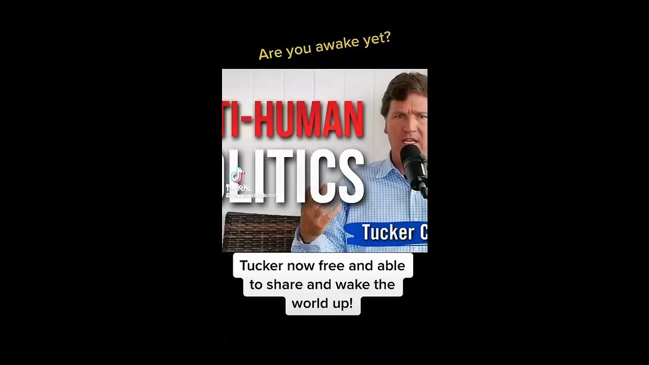 Tucker exposing the corruption