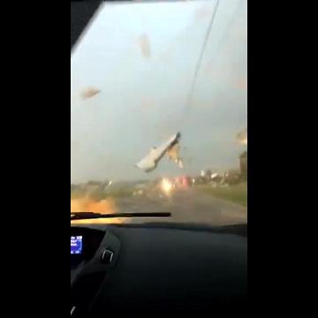 RAW: Appleton Storm Captured on Dashcam