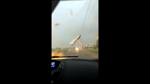 RAW: Appleton Storm Captured on Dashcam