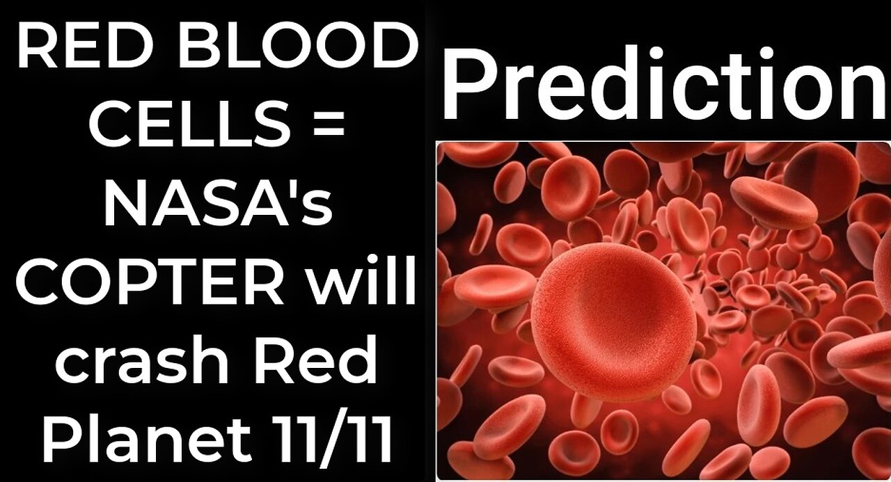 Prediction - RED BLOOD CELLS = NASA'S COPTER will crash RED PLANET Nov 11