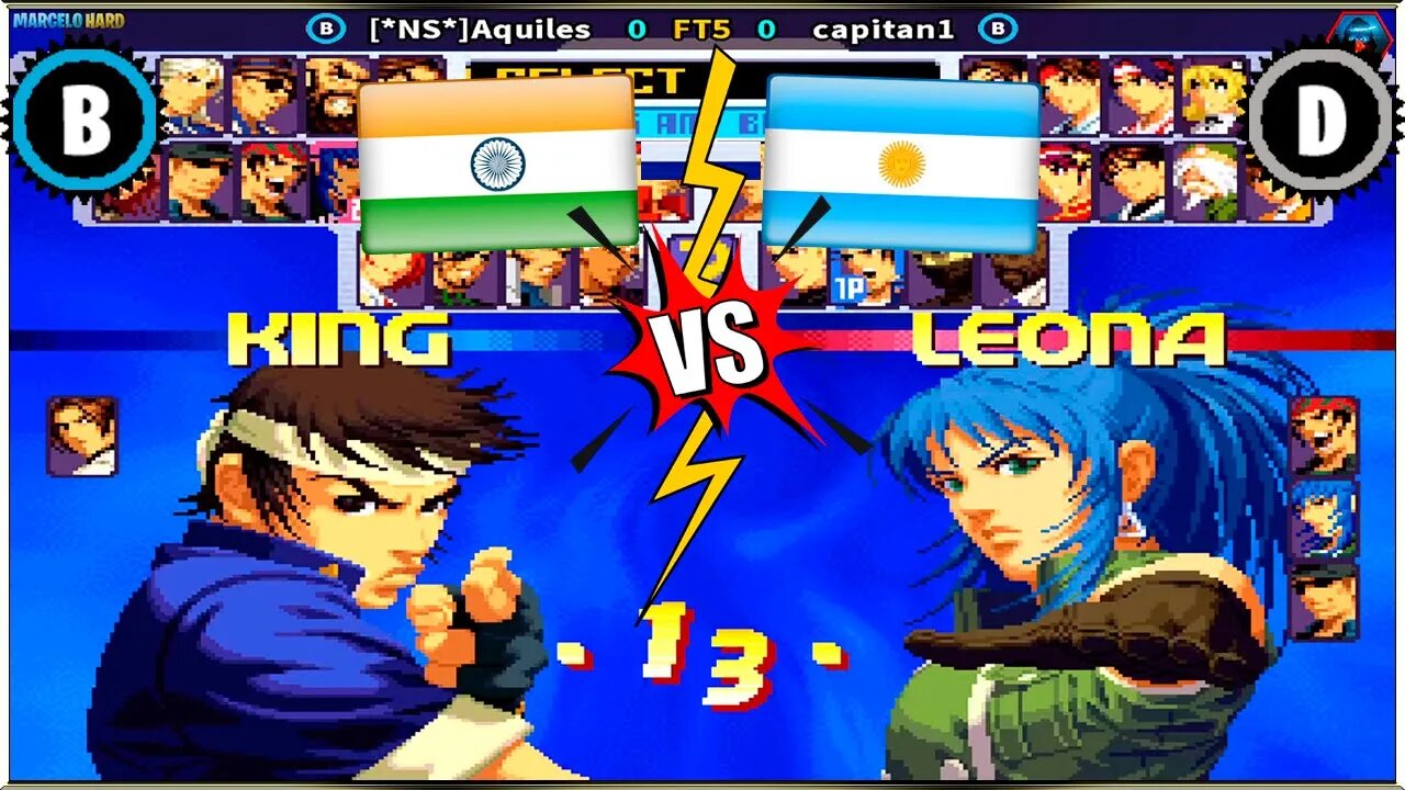 The King of Fighters 2000 ([*NS*]Aquiles Vs. capitan1) [Argentina Vs. Argentina]