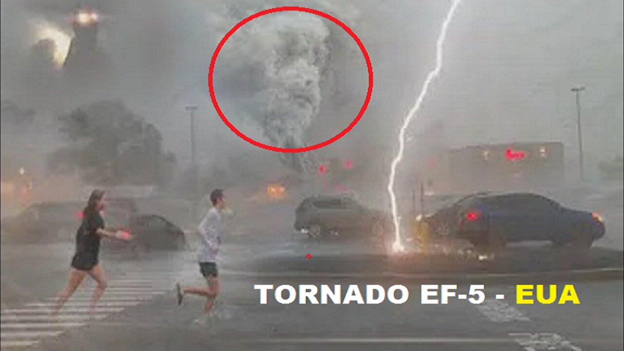 O Sol desapareceu nos EUA | Tornado EF-5 atinge Oklahoma EUA | Storm Oklahoma EUA