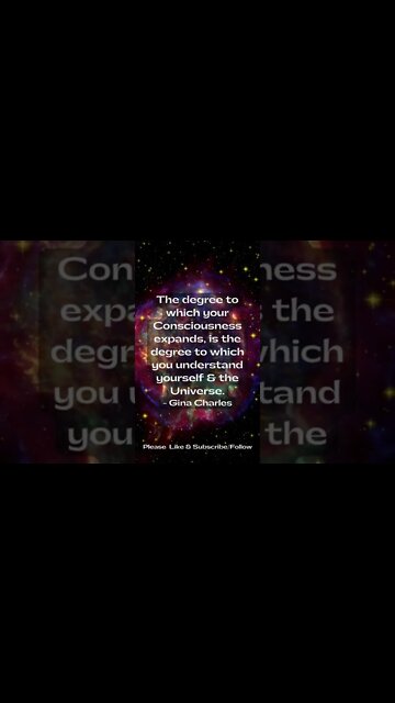 Expanding Consciousness