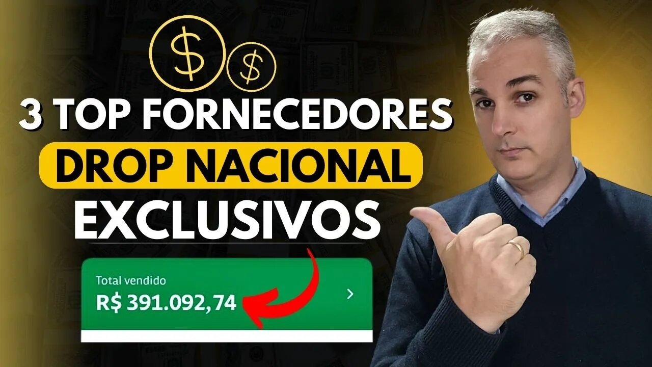 ✅ 3 TOP FORNECEDORES DE DROPSHIPPING NACIONAL INEDITOS