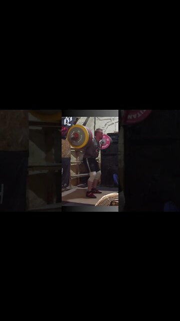 205 kg / 452 lb - Back Squat - Weightlifting Training