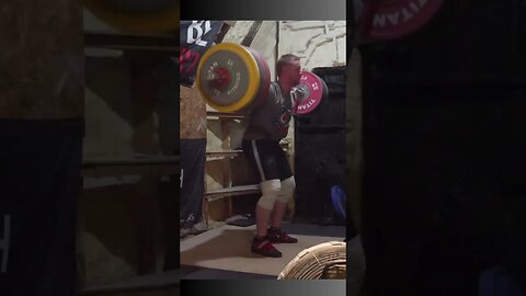 205 kg / 452 lb - Back Squat - Weightlifting Training