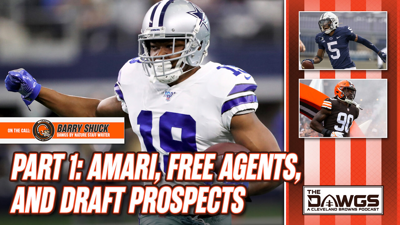 Part 1 - Browns Breakdown with Barry Shuck (Amari Cooper, Free Agents, and Draft Prospects)