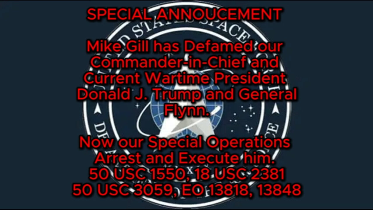 SPECIAL ANNOUNCEMENT: Arresting a Traitor to the United States - #WWG1WGA