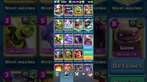 Todas minhas cartas nível máximo (Clash Royale)