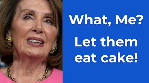 Nancy Pelosi wonders about the crime wave
