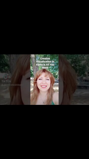 Creative Visualization in #alpha is all you need to manifest, heal and #succeed. #shorts