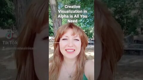 Creative Visualization in #alpha is all you need to manifest, heal and #succeed. #shorts