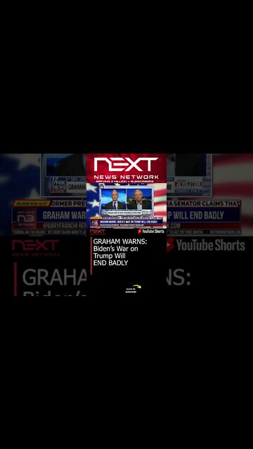 GRAHAM WARNS: Biden’s War on Trump Will END BADLY #shorts