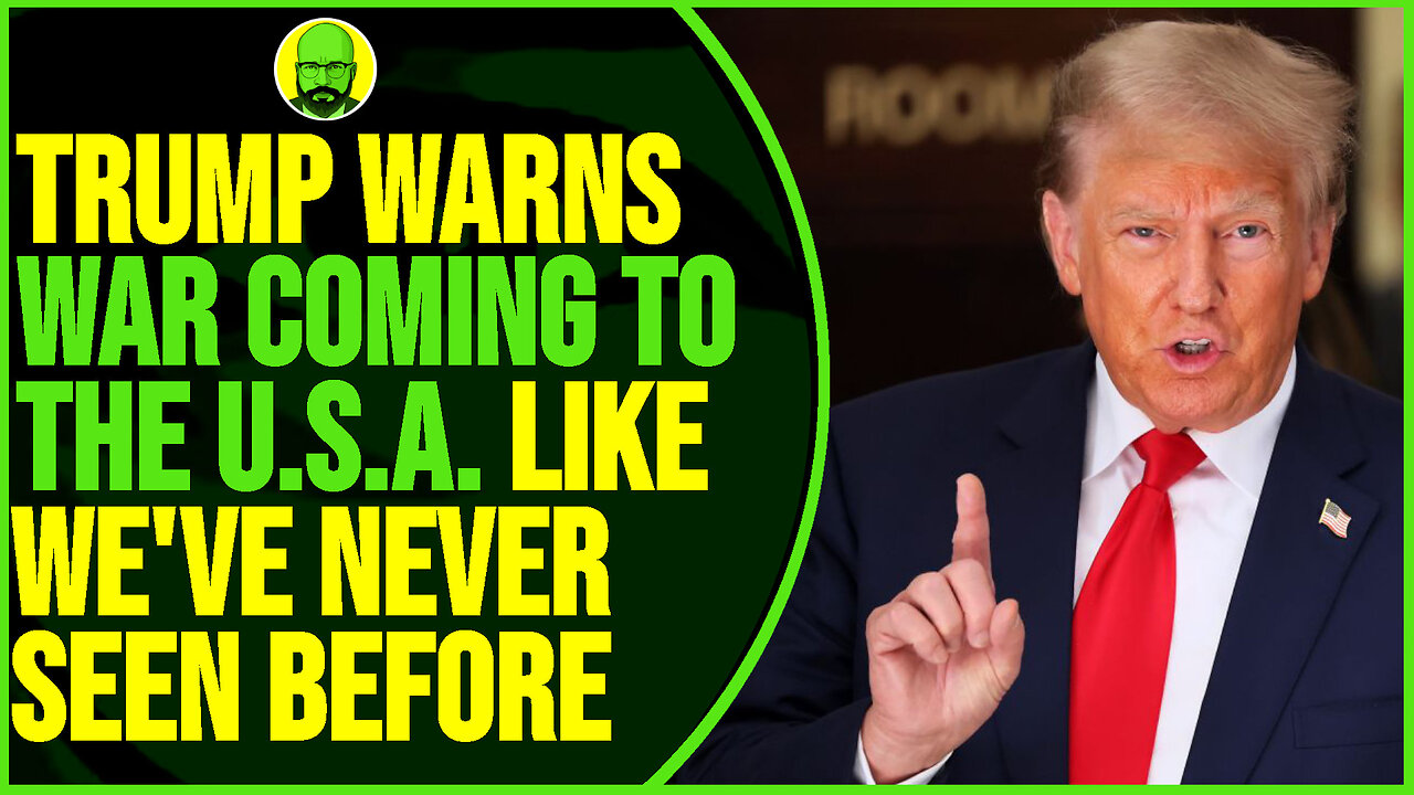 TRUMP WARNS THAT WAR IS COMING TO THE U.S.A. LIKE WE'VE NEVER SEEN BEFORE