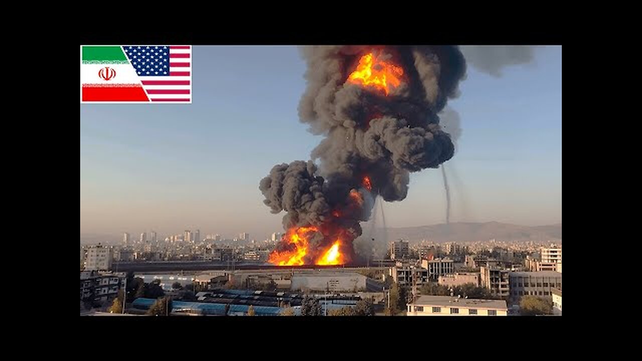 TEHRAN HAS LOST MILLIONS OF LITERS OF OIL! U.S Air Force cluster missiles burned Iranian tanker