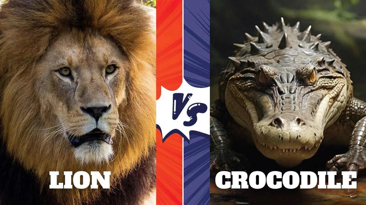 LIONS VS CROCODILES - WHO WILL WIN THE FIGHT?